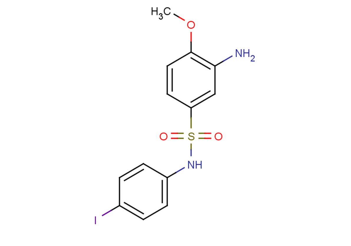 3-amino-N-(4-iodophenyl)-4-methoxybenzene-1-sulfonamide