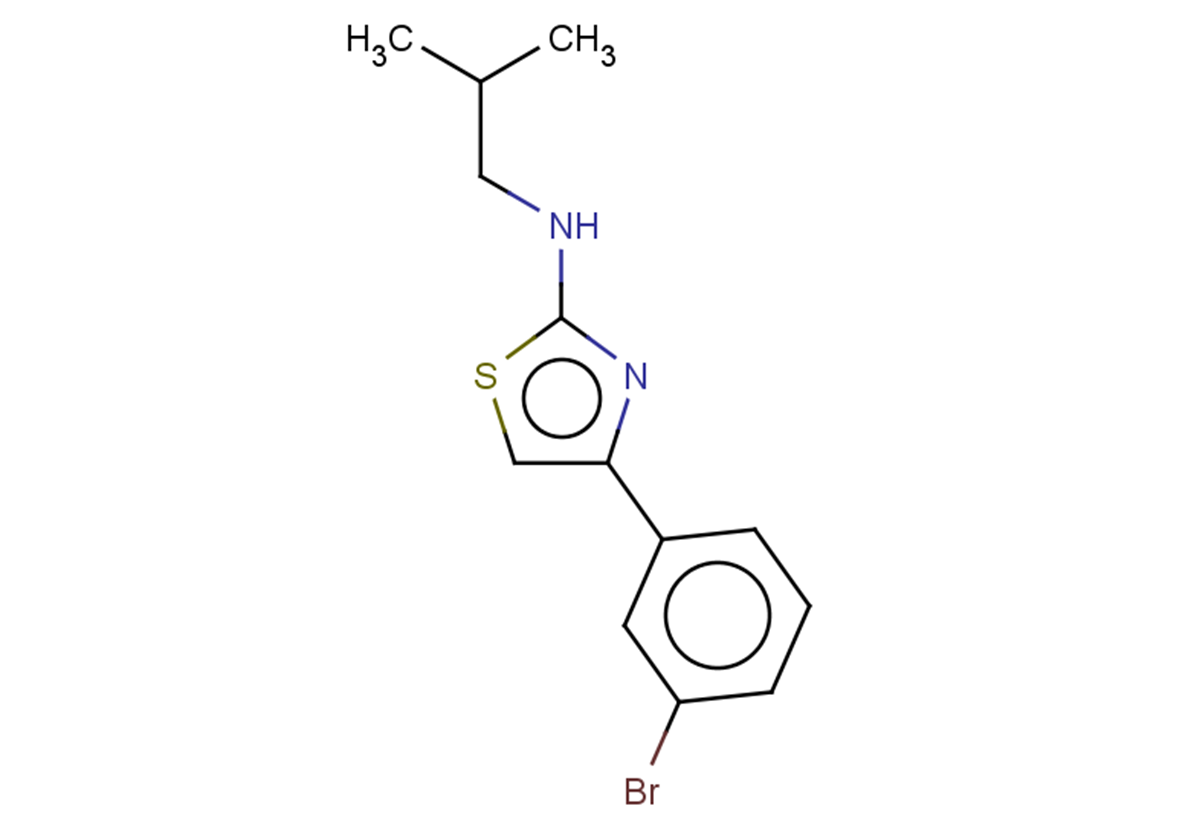 4-(3-bromophenyl)-N-(2-methylpropyl)-1,3-thiazol-2-amine