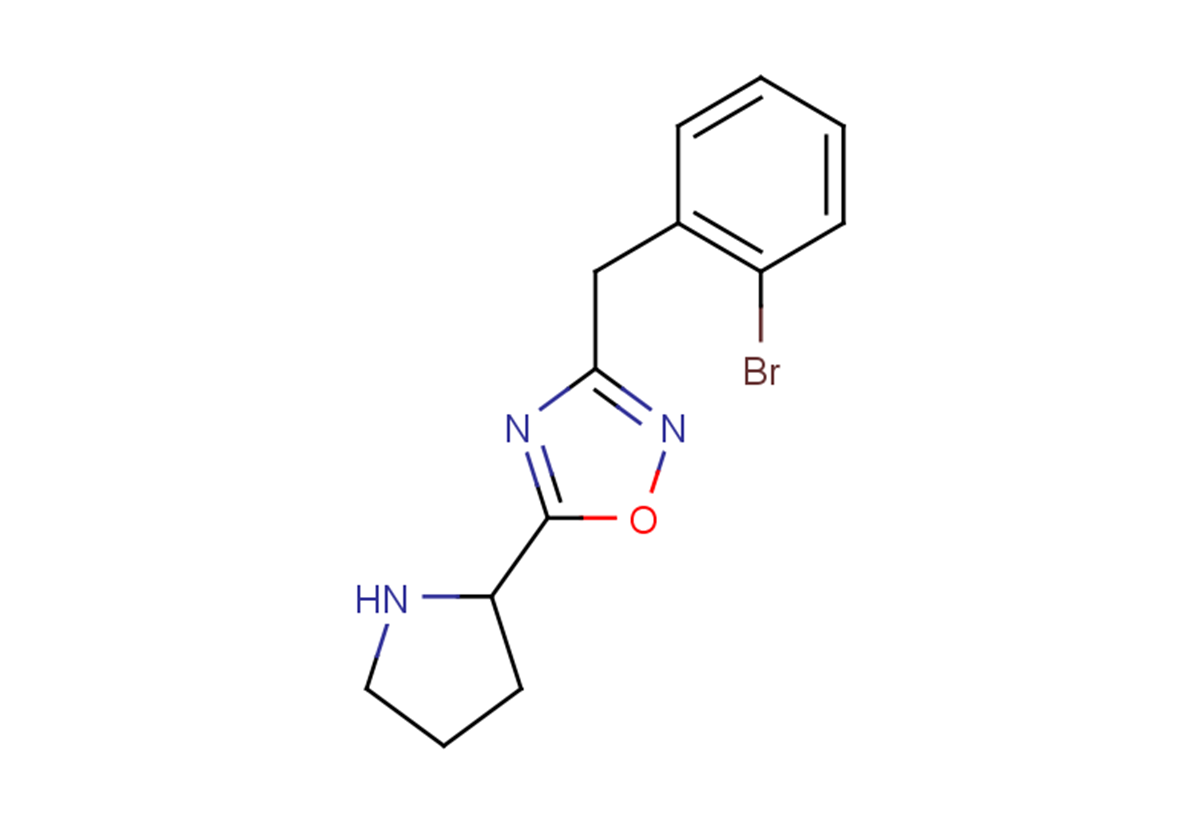 3-[(2-bromophenyl)methyl]-5-(pyrrolidin-2-yl)-1,2,4-oxadiazole