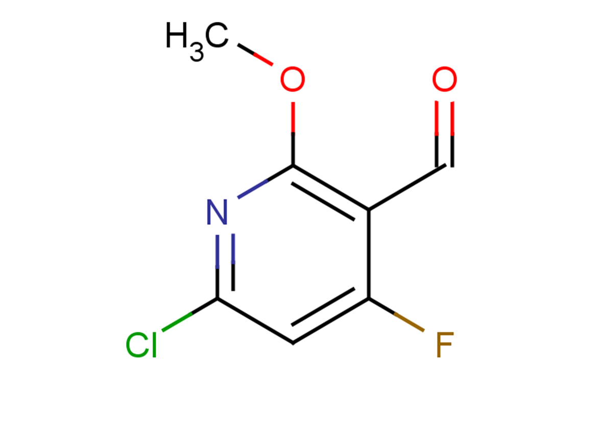 6-chloro-4-fluoro-2-methoxypyridine-3-carbaldehyde