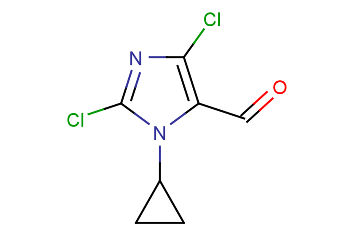 2,4-dichloro-1-cyclopropyl-1H-imidazole-5-carbaldehyde