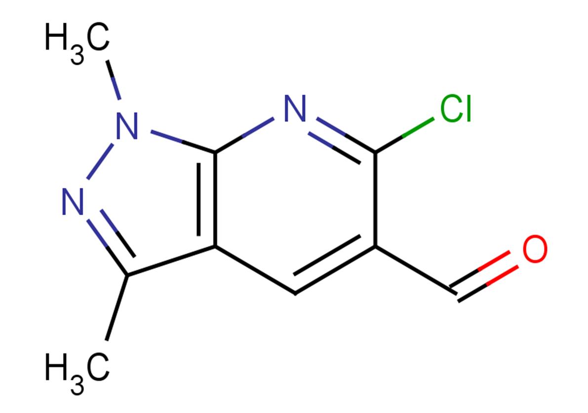 6-chloro-1,3-dimethyl-1H-pyrazolo[3,4-b]pyridine-5-carbaldehyde