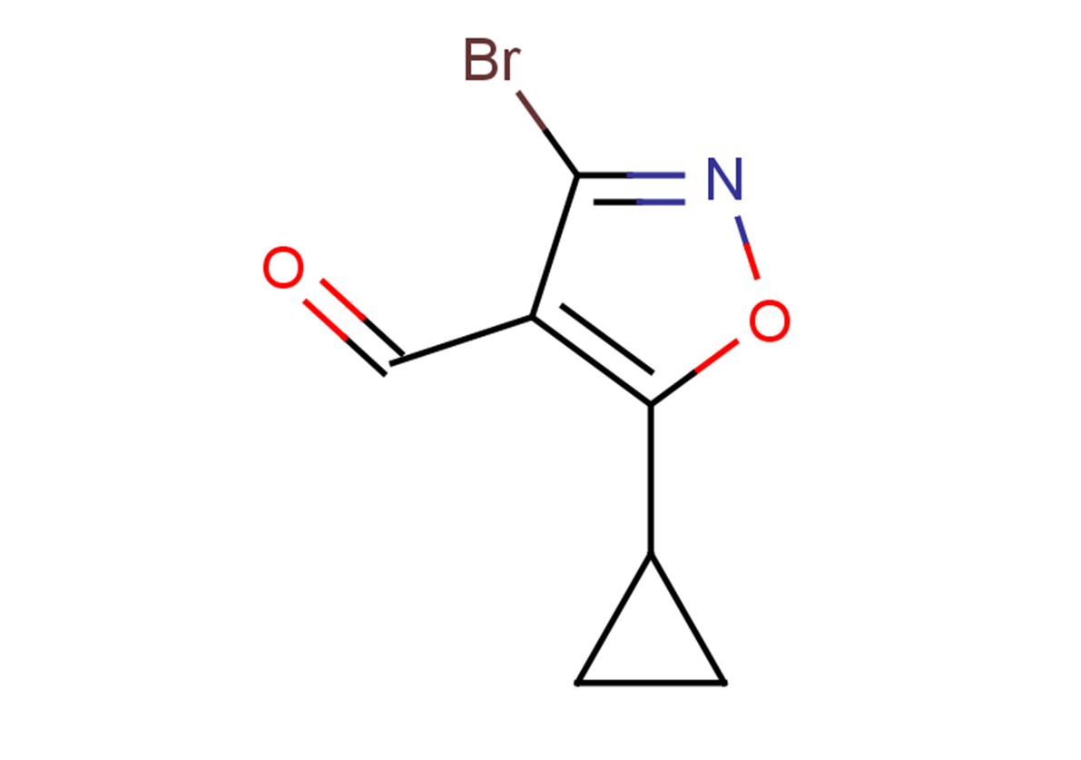 3-bromo-5-cyclopropyl-1,2-oxazole-4-carbaldehyde