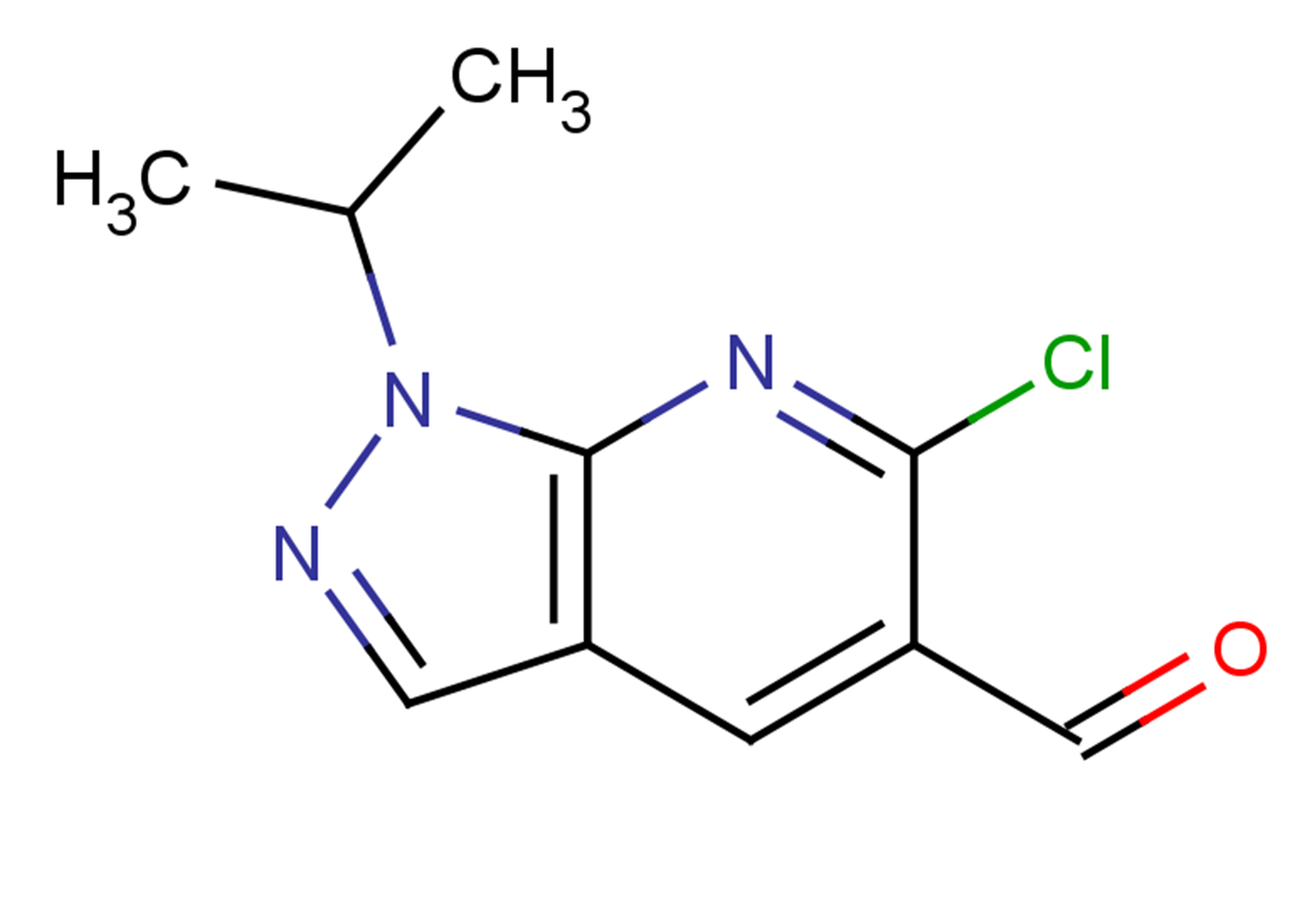 6-chloro-1-(propan-2-yl)-1H-pyrazolo[3,4-b]pyridine-5-carbaldehyde