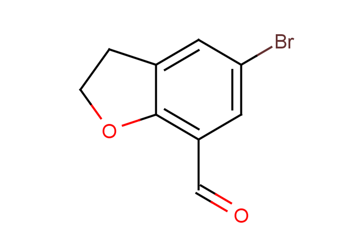 5-bromo-2,3-dihydro-1-benzofuran-7-carbaldehyde