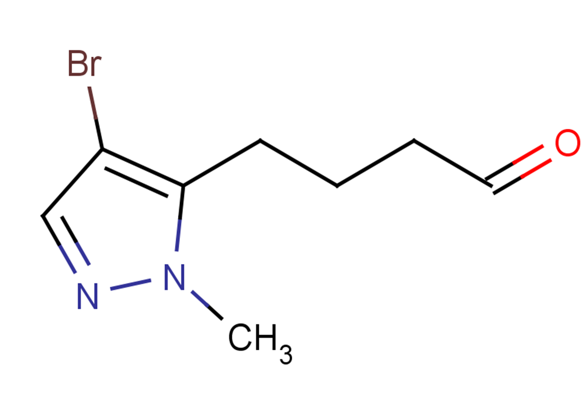 4-(4-bromo-1-methyl-1H-pyrazol-5-yl)butanal