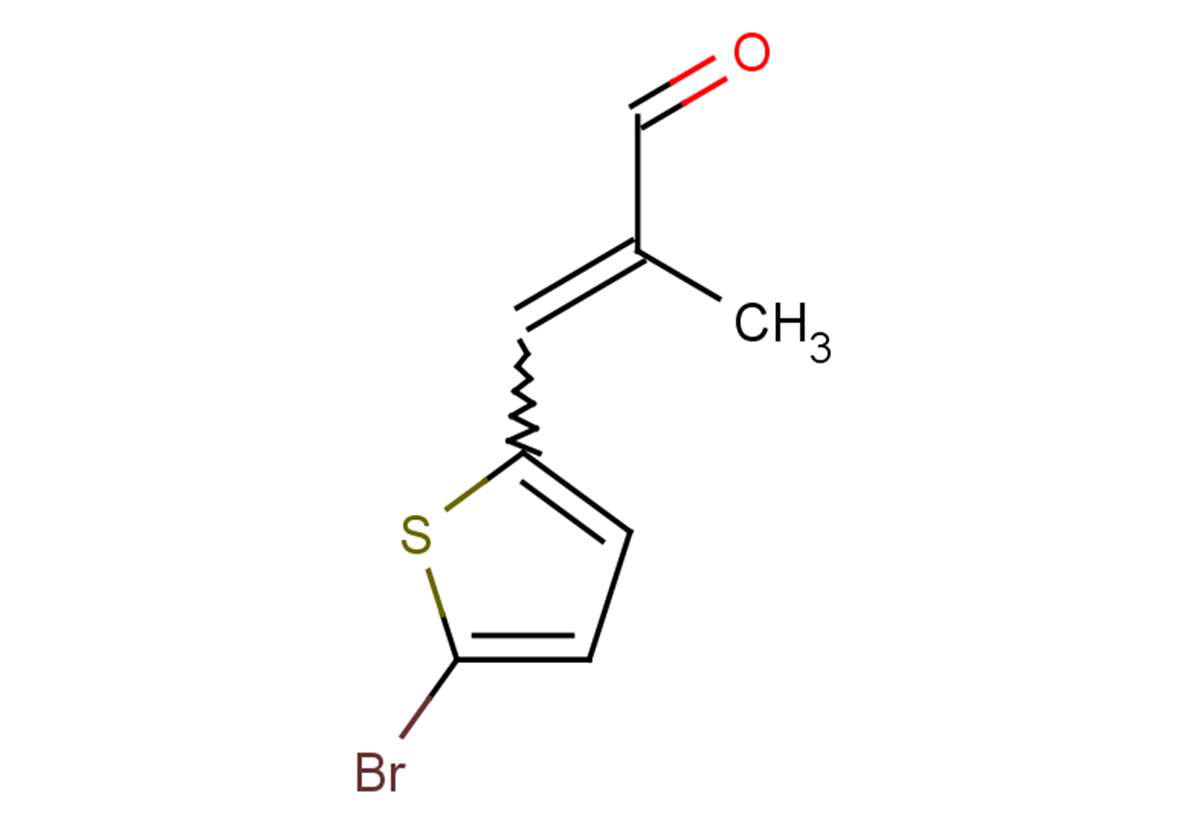3-(5-bromothiophen-2-yl)-2-methylprop-2-enal