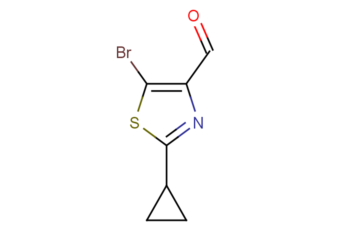 5-bromo-2-cyclopropyl-1,3-thiazole-4-carbaldehyde