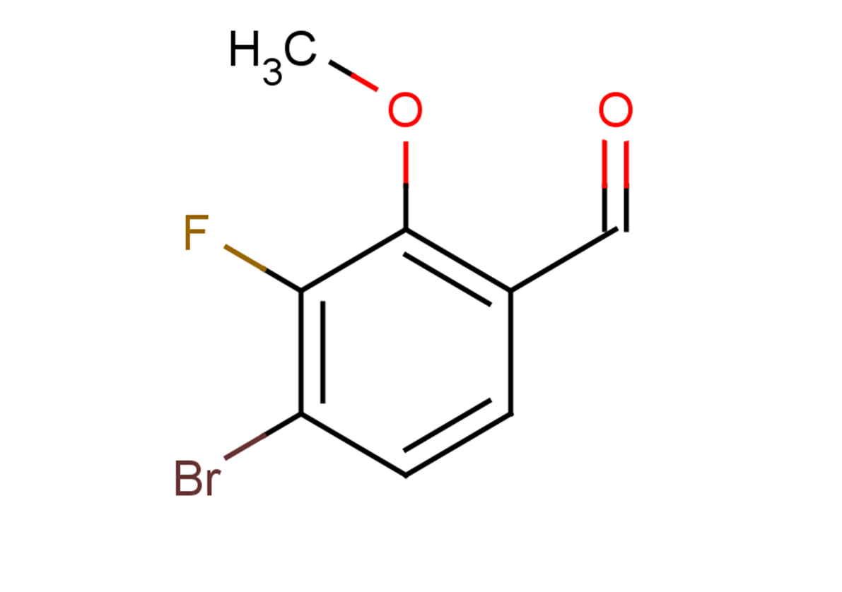 4-bromo-3-fluoro-2-methoxybenzaldehyde