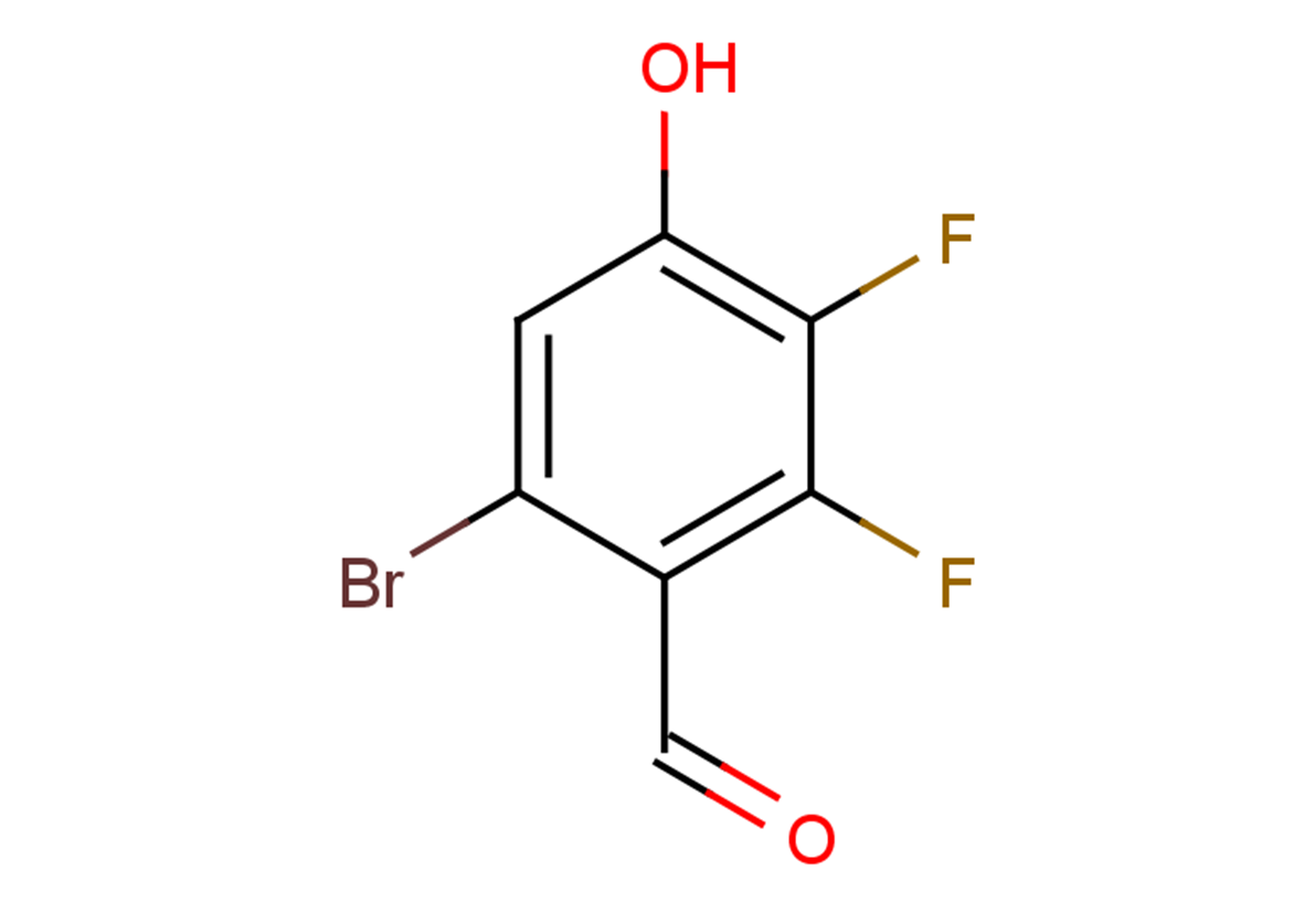 6-bromo-2,3-difluoro-4-hydroxybenzaldehyde