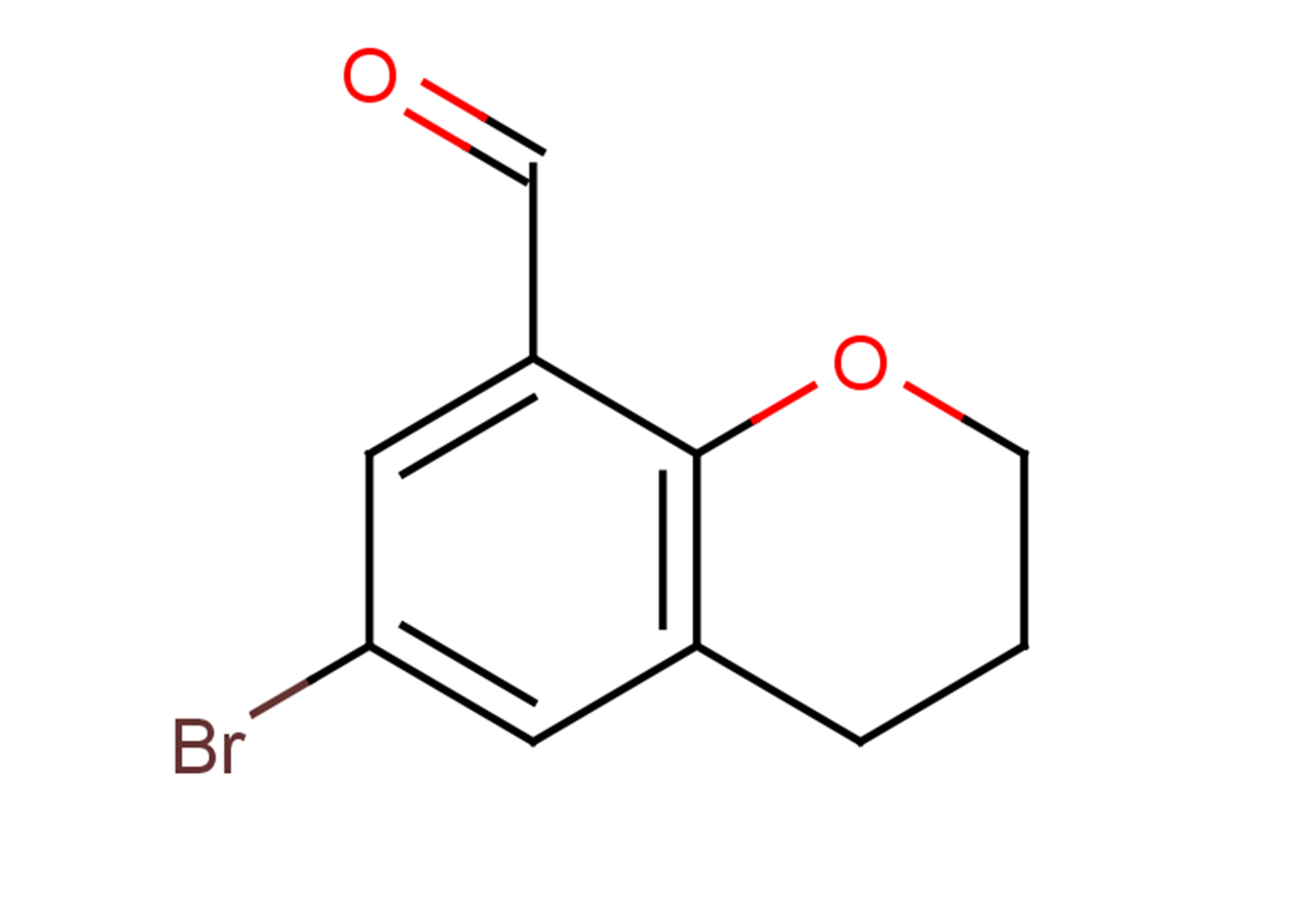 6-bromo-3,4-dihydro-2H-1-benzopyran-8-carbaldehyde