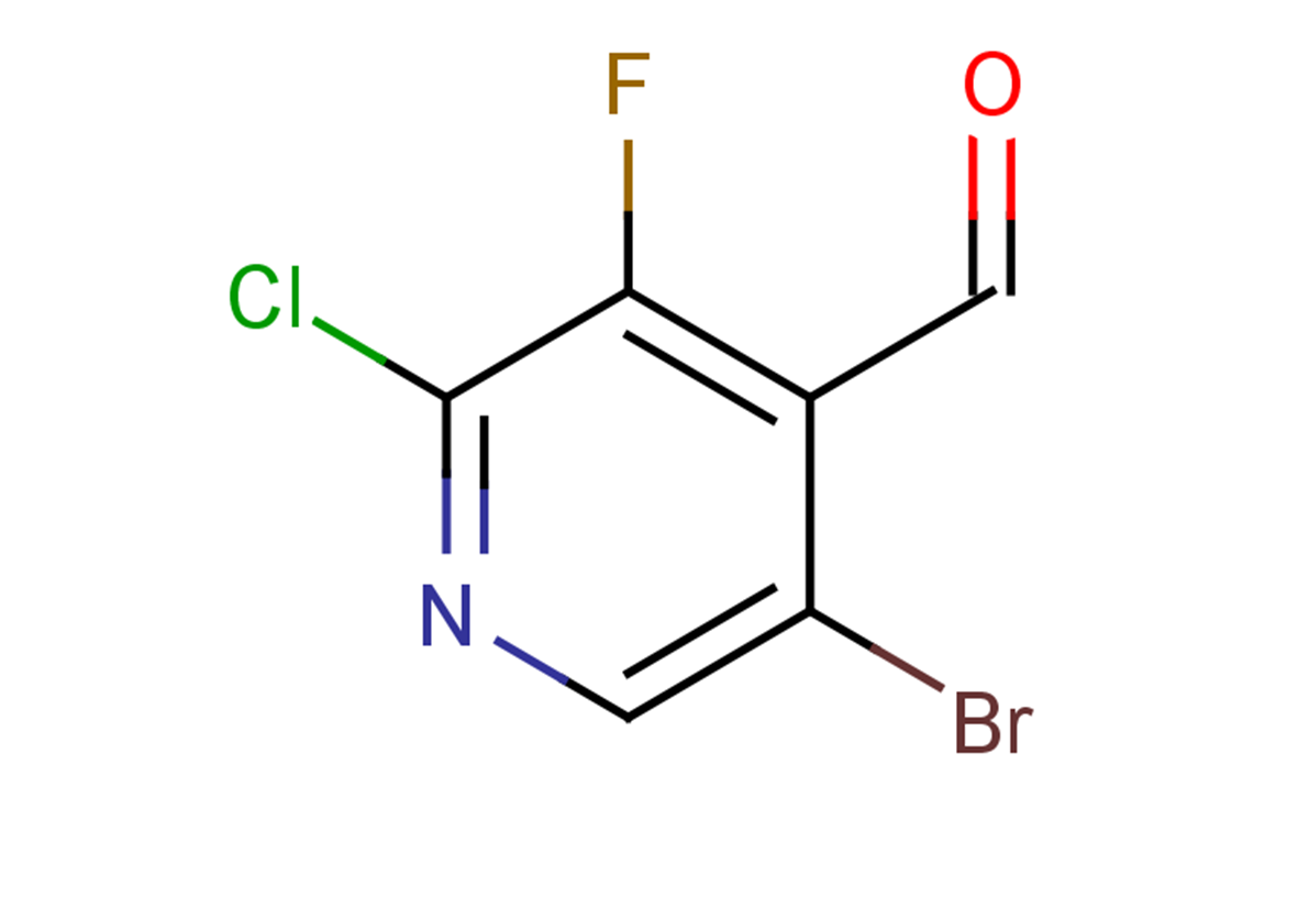 5-bromo-2-chloro-3-fluoropyridine-4-carbaldehyde