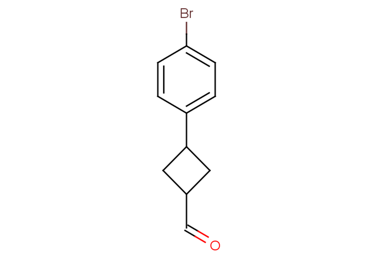 3-(4-bromophenyl)cyclobutane-1-carbaldehyde