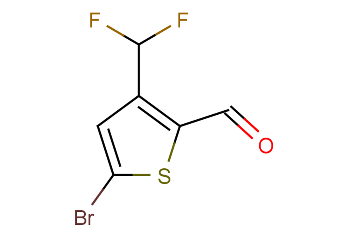 5-bromo-3-(difluoromethyl)thiophene-2-carbaldehyde