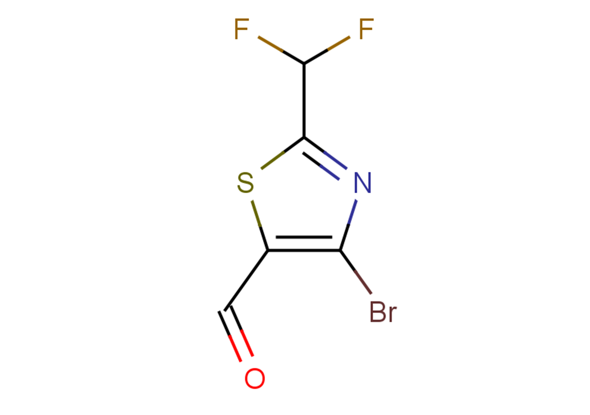 4-bromo-2-(difluoromethyl)-1,3-thiazole-5-carbaldehyde