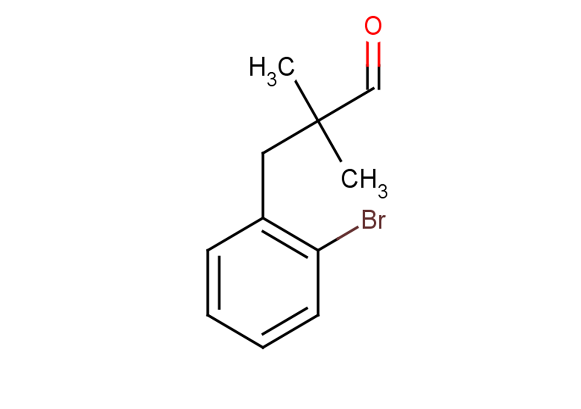 3-(2-bromophenyl)-2,2-dimethylpropanal