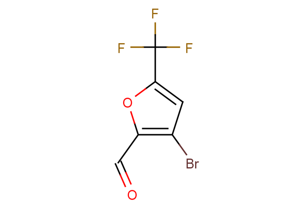 3-bromo-5-(trifluoromethyl)furan-2-carbaldehyde