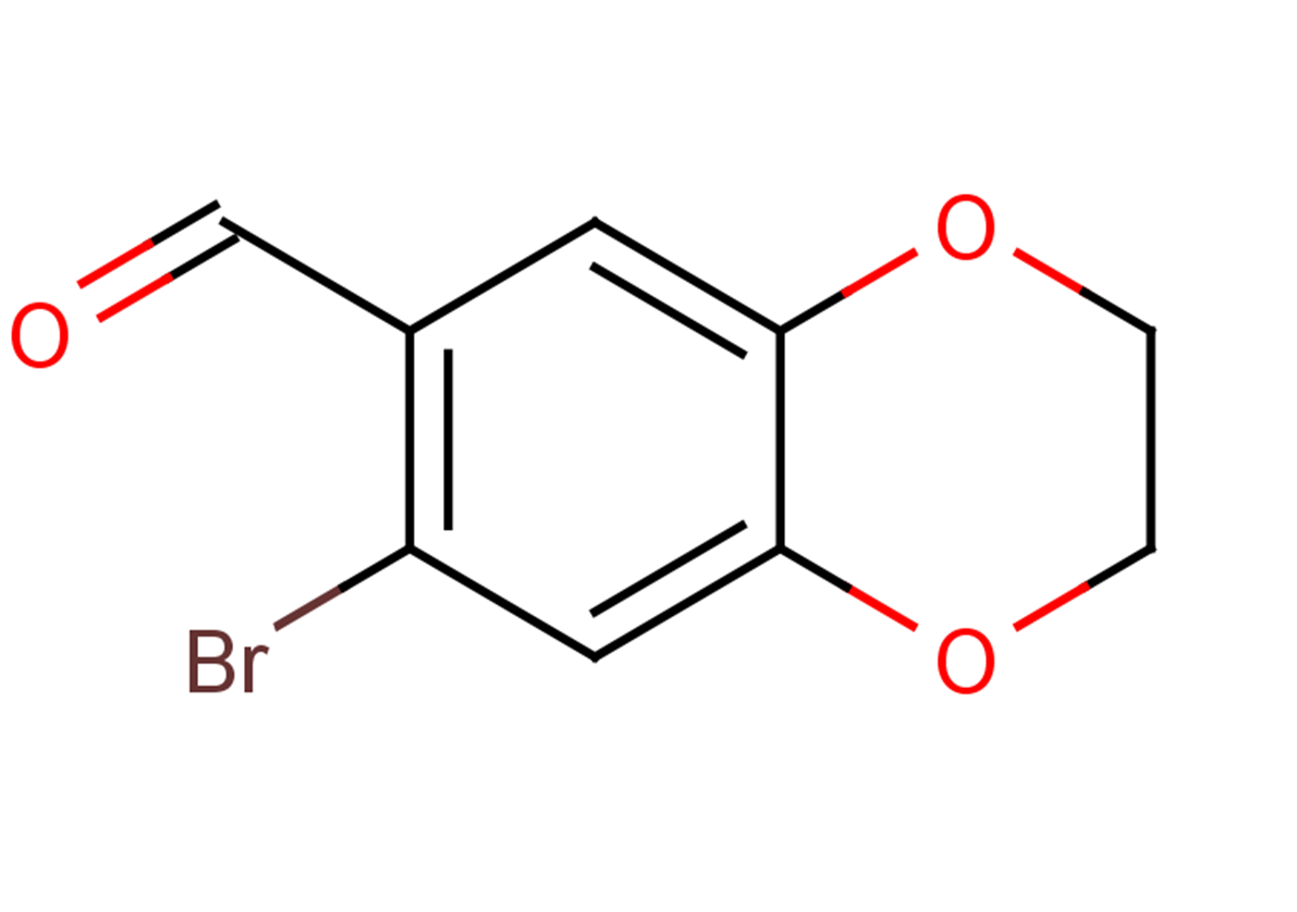 7-bromo-2,3-dihydro-1,4-benzodioxine-6-carbaldehyde