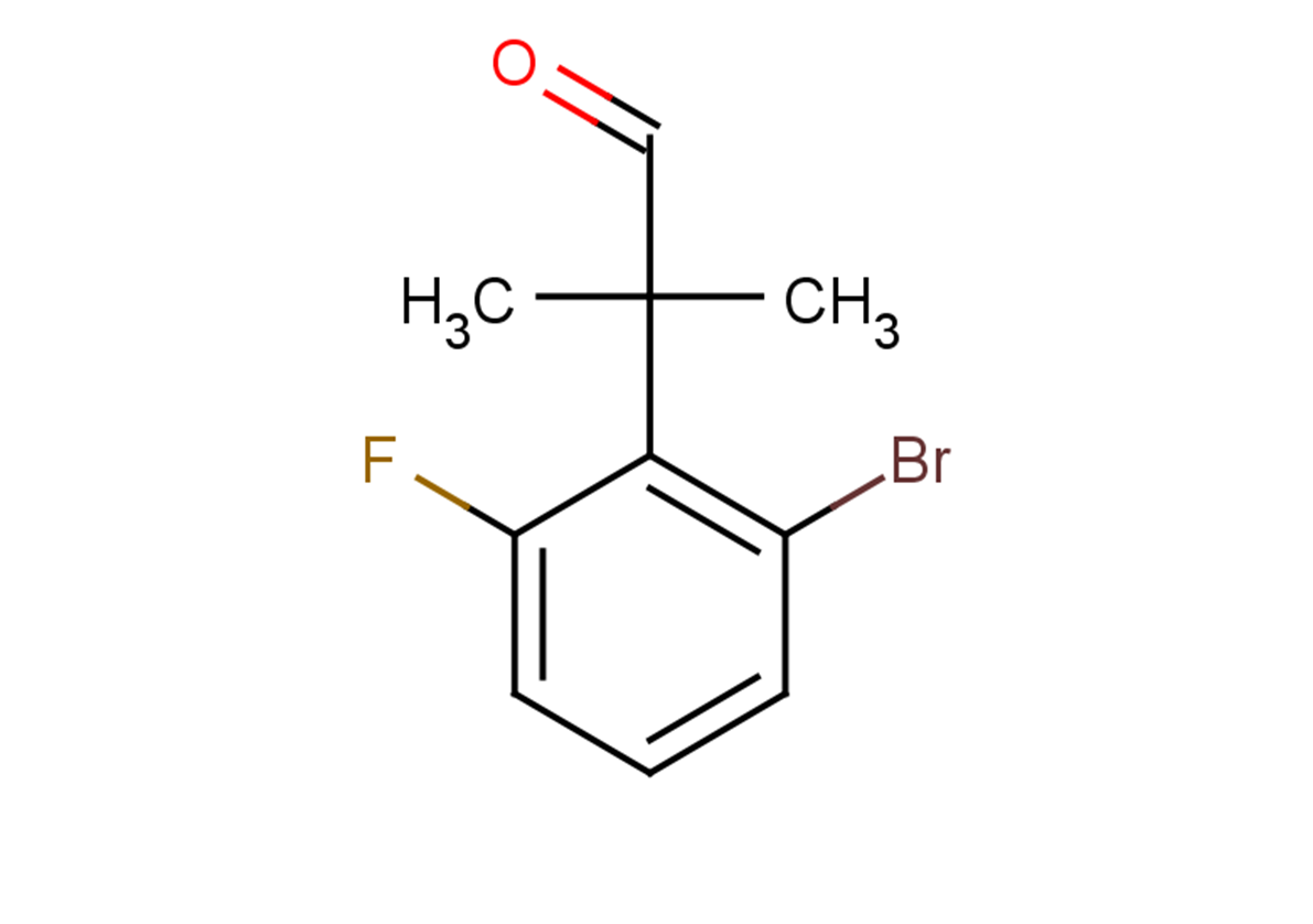 2-(2-bromo-6-fluorophenyl)-2-methylpropanal