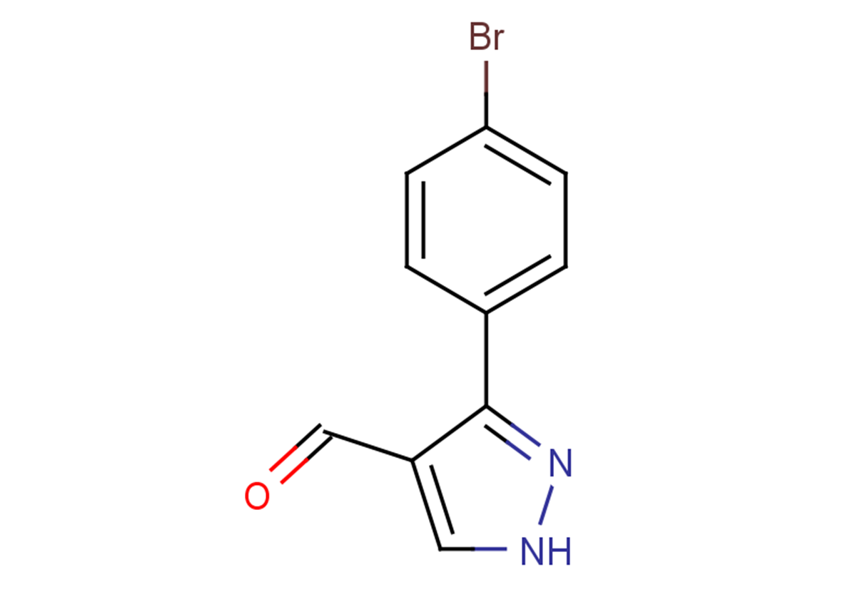3-(4-bromophenyl)-1H-pyrazole-4-carbaldehyde