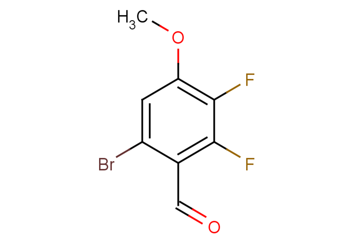 6-bromo-2,3-difluoro-4-methoxybenzaldehyde