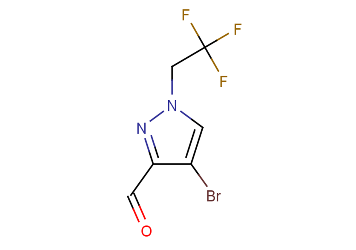 4-bromo-1-(2,2,2-trifluoroethyl)-1H-pyrazole-3-carbaldehyde