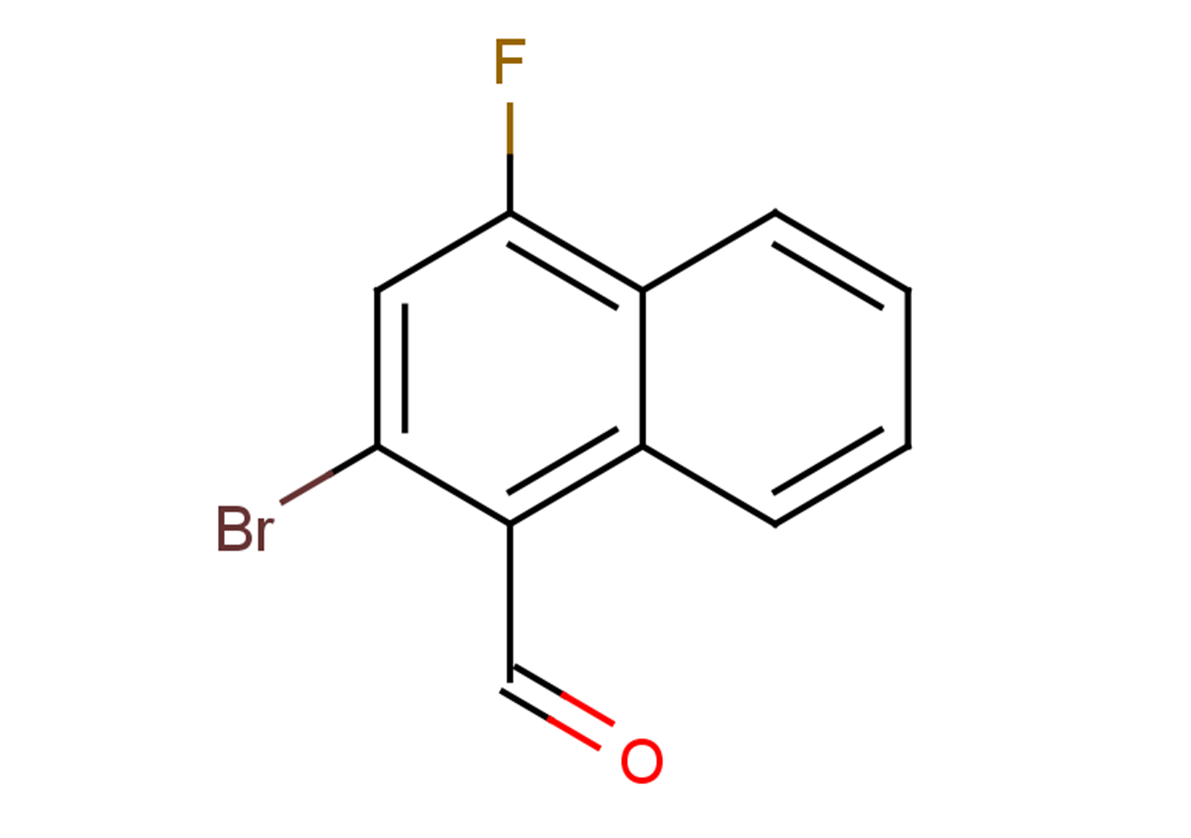 2-bromo-4-fluoronaphthalene-1-carbaldehyde