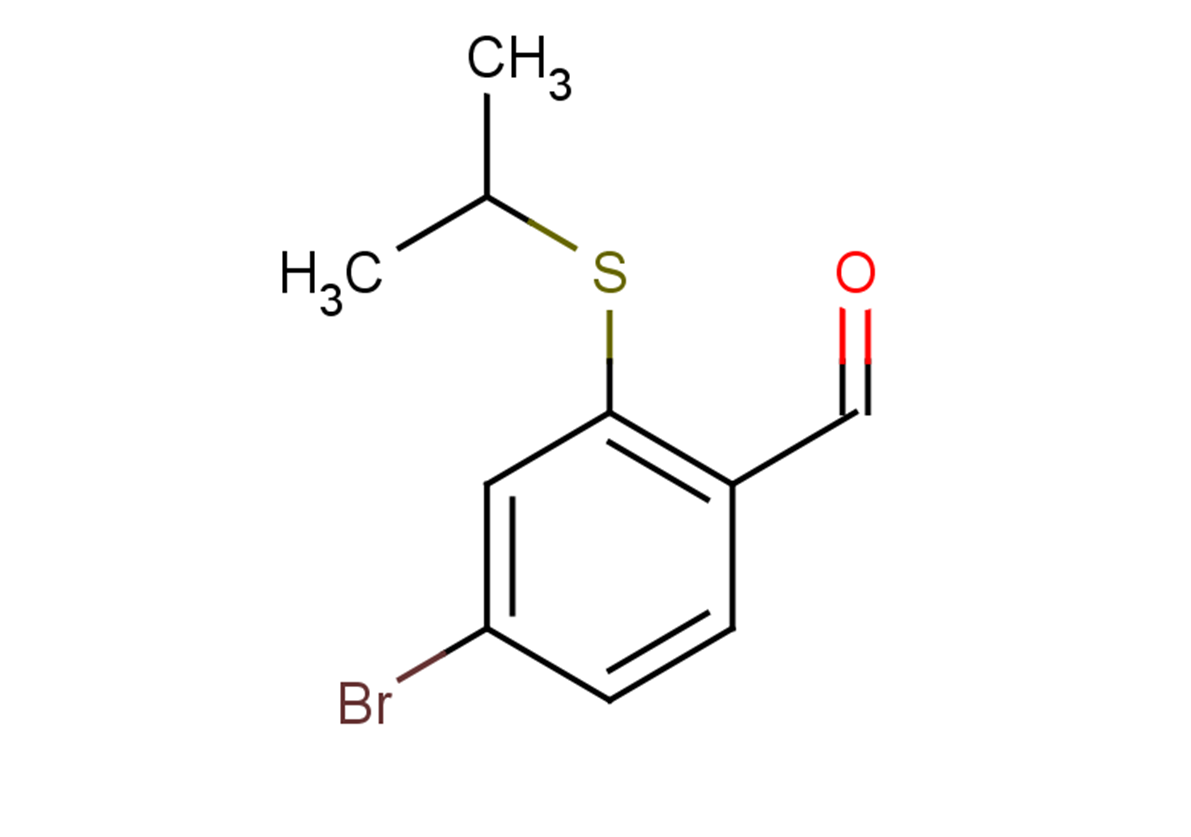 4-bromo-2-(propan-2-ylsulfanyl)benzaldehyde