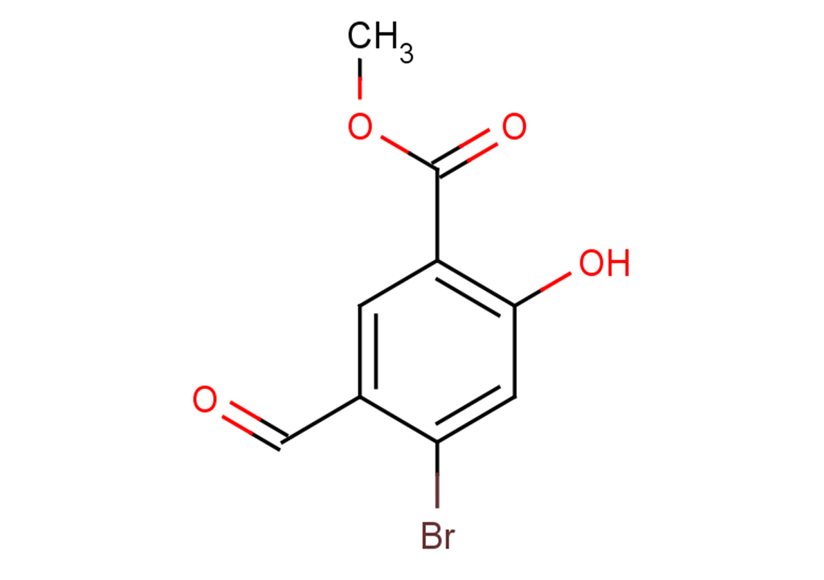 methyl 4-bromo-5-formyl-2-hydroxybenzoate