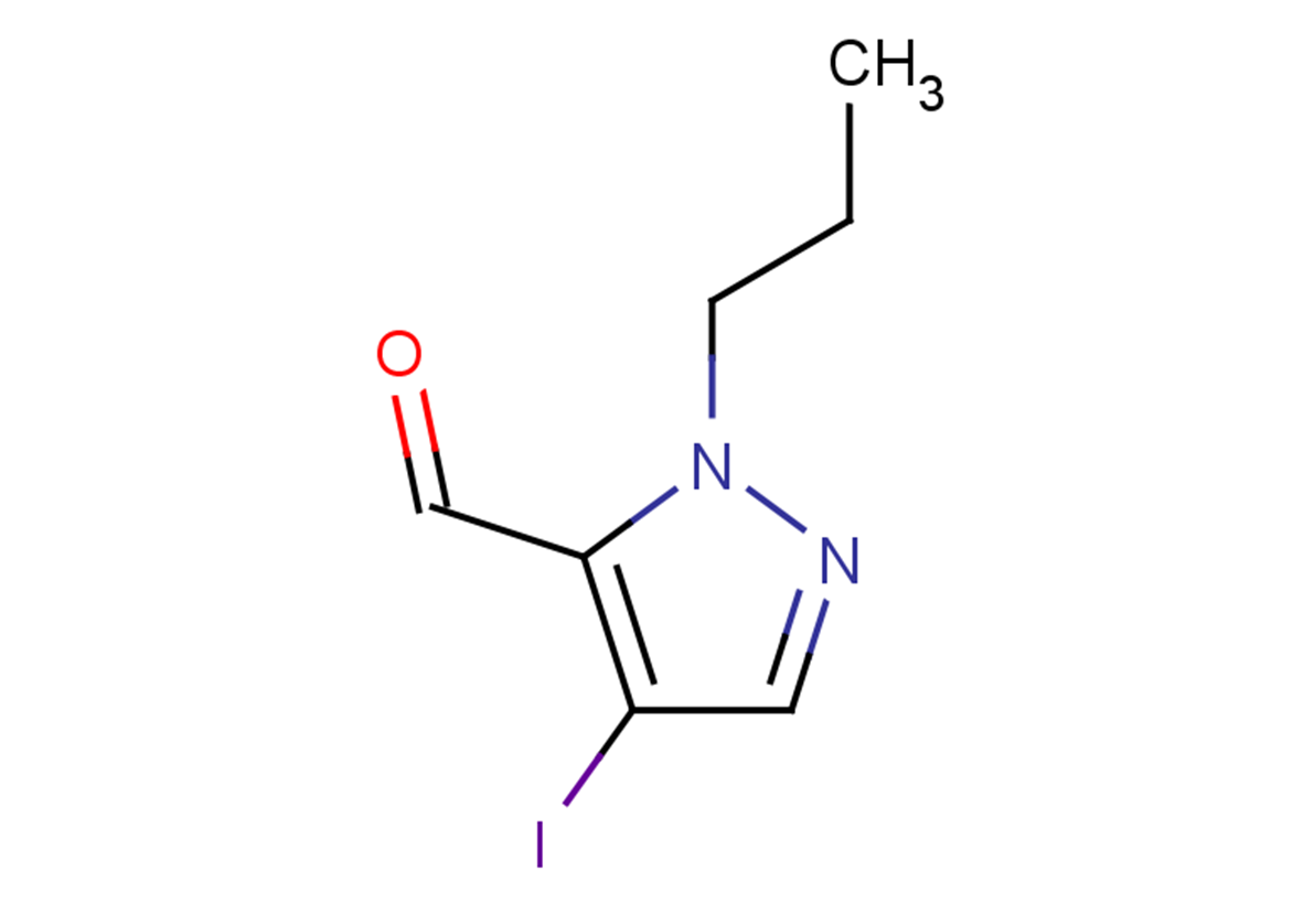 4-iodo-1-propyl-1H-pyrazole-5-carbaldehyde