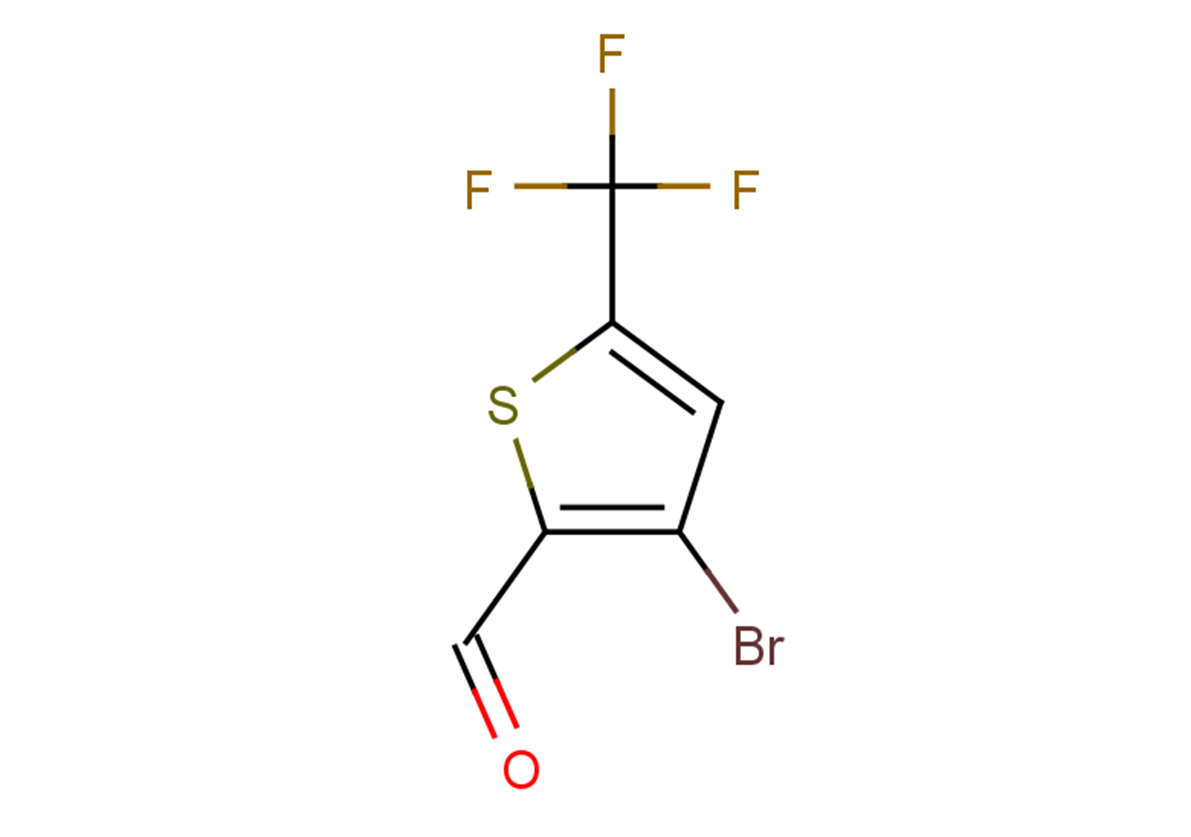 3-bromo-5-(trifluoromethyl)thiophene-2-carbaldehyde