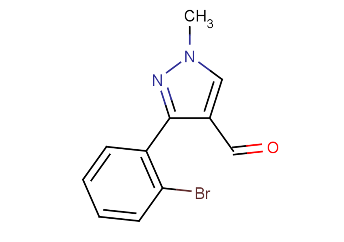 3-(2-bromophenyl)-1-methyl-1H-pyrazole-4-carbaldehyde