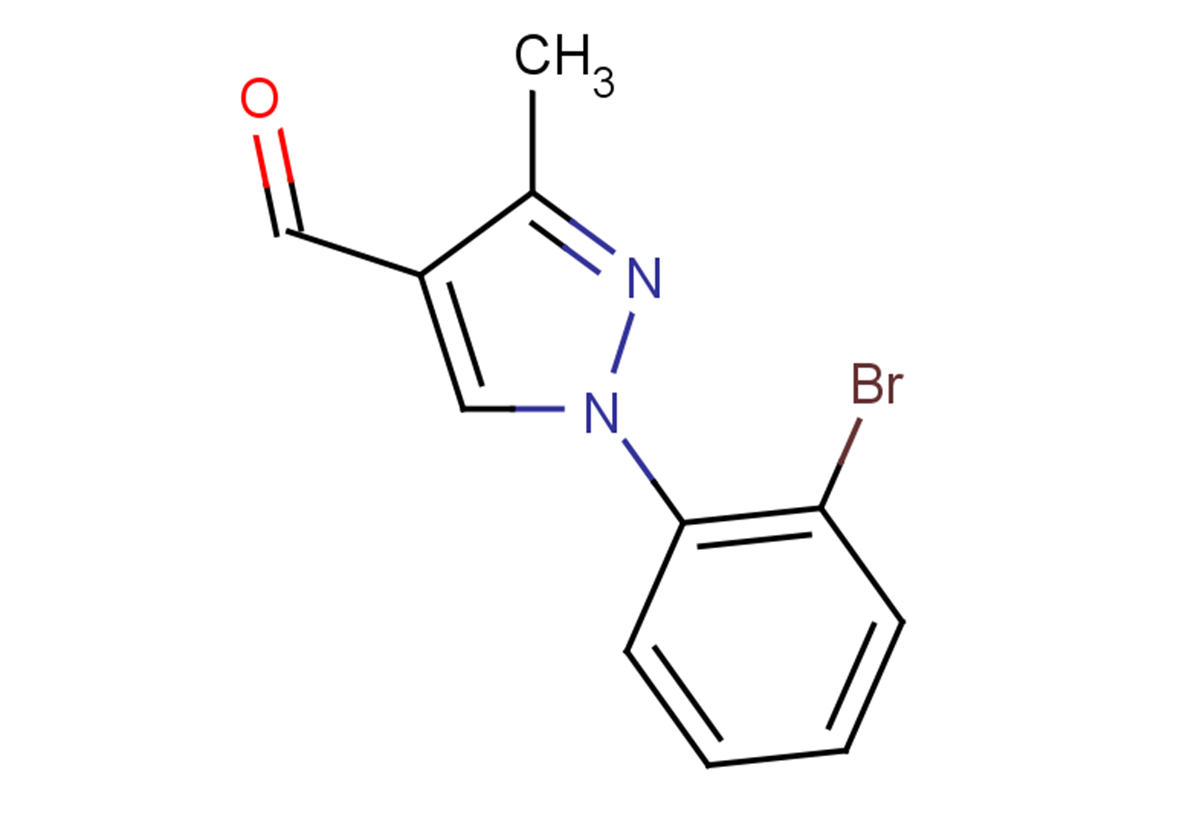 1-(2-bromophenyl)-3-methyl-1H-pyrazole-4-carbaldehyde