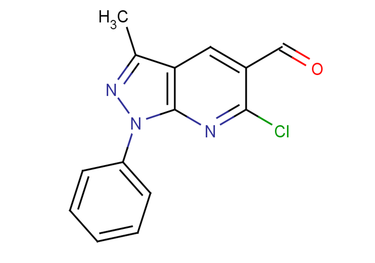 6-chloro-3-methyl-1-phenyl-1H-pyrazolo[3,4-b]pyridine-5-carbaldehyde