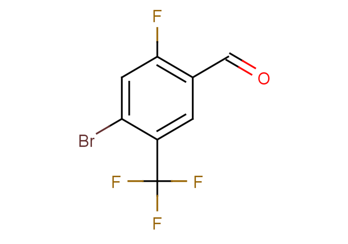 4-bromo-2-fluoro-5-(trifluoromethyl)benzaldehyde