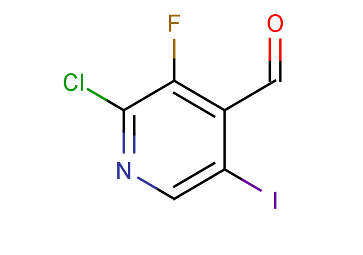 2-chloro-3-fluoro-5-iodopyridine-4-carbaldehyde