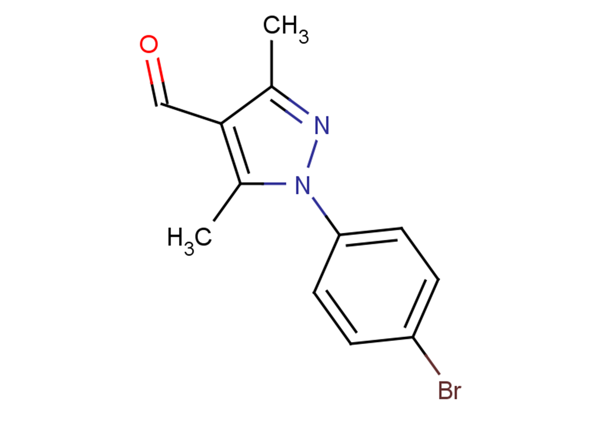 1-(4-bromophenyl)-3,5-dimethyl-1H-pyrazole-4-carbaldehyde