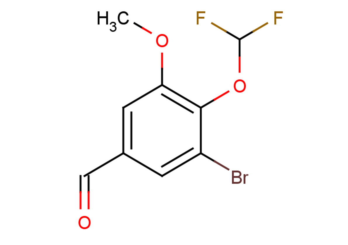3-bromo-4-(difluoromethoxy)-5-methoxybenzaldehyde