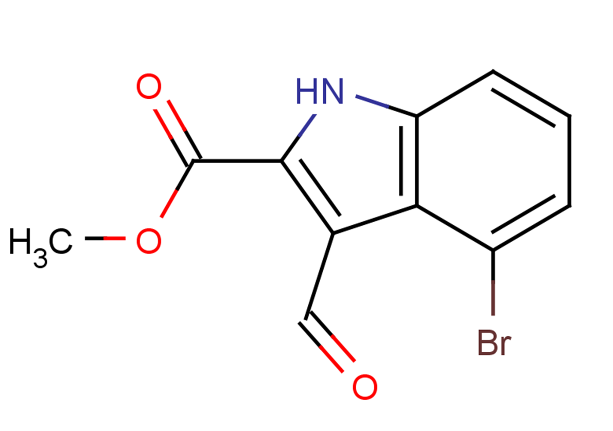 methyl 4-bromo-3-formyl-1H-indole-2-carboxylate