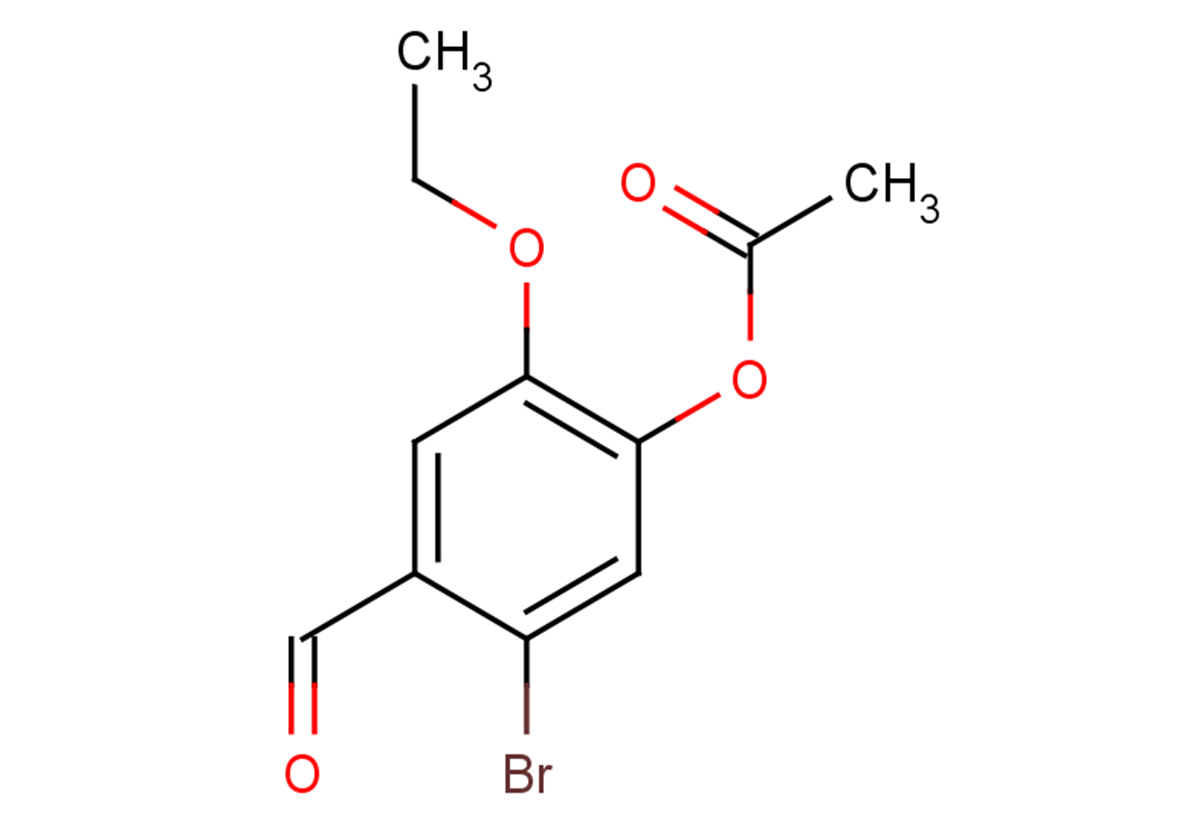 5-bromo-2-ethoxy-4-formylphenyl acetate