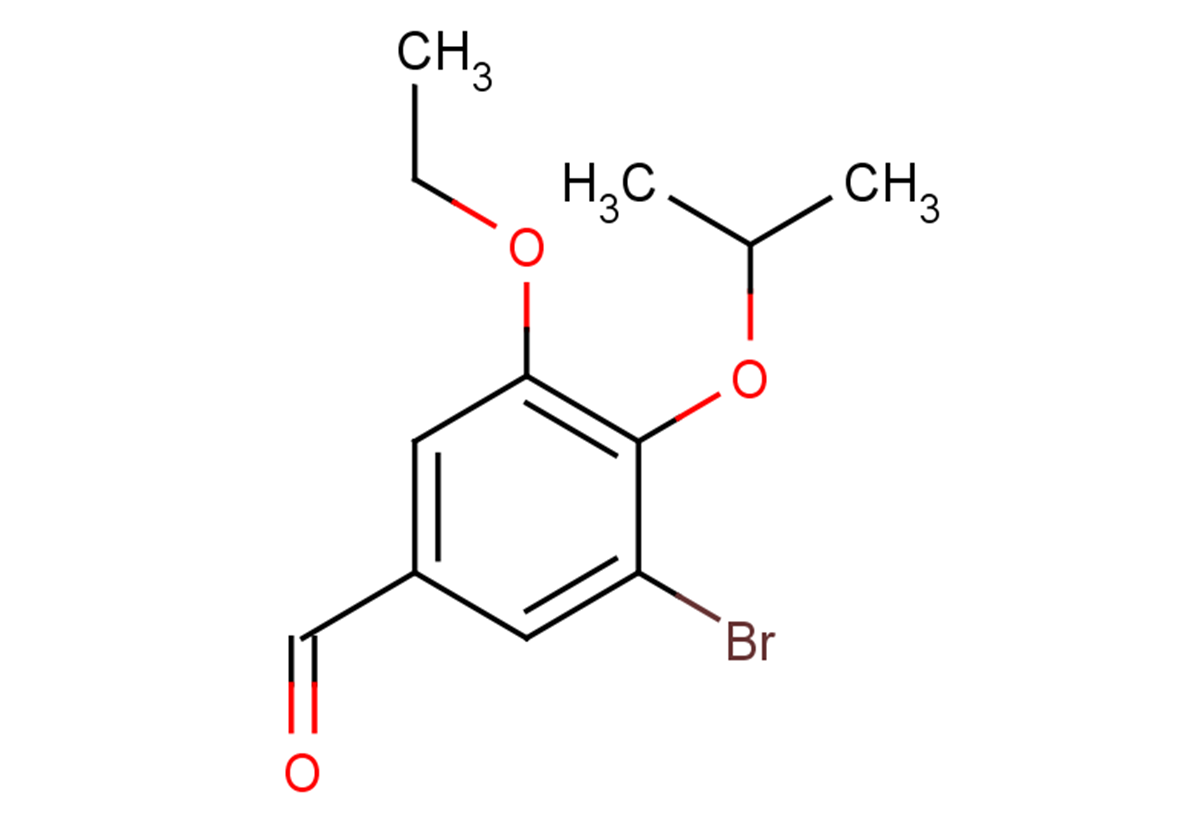 3-bromo-5-ethoxy-4-(propan-2-yloxy)benzaldehyde