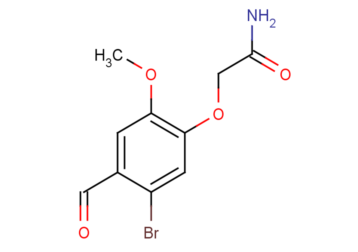 2-(5-bromo-4-formyl-2-methoxyphenoxy)acetamide