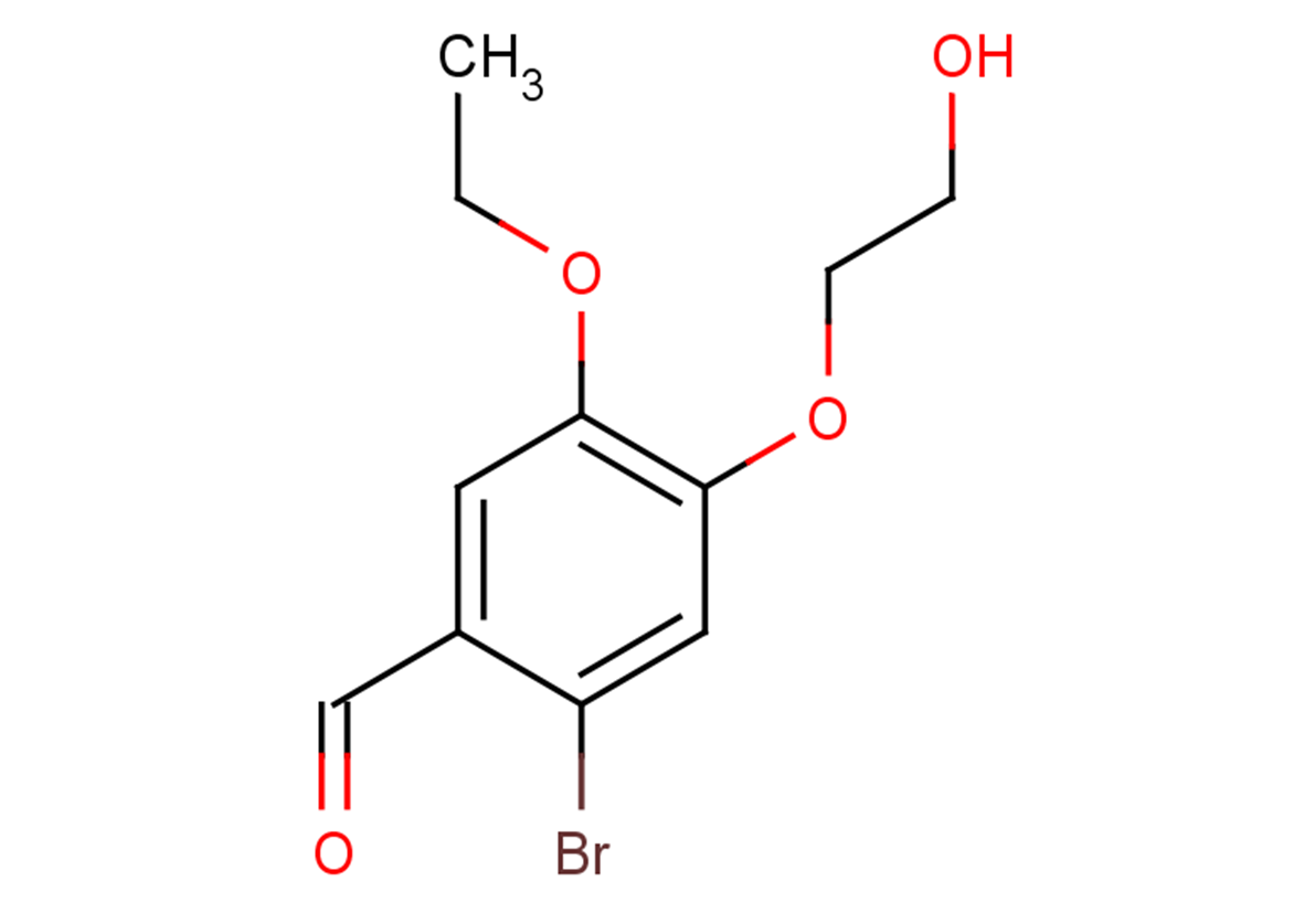 2-bromo-5-ethoxy-4-(2-hydroxyethoxy)benzaldehyde