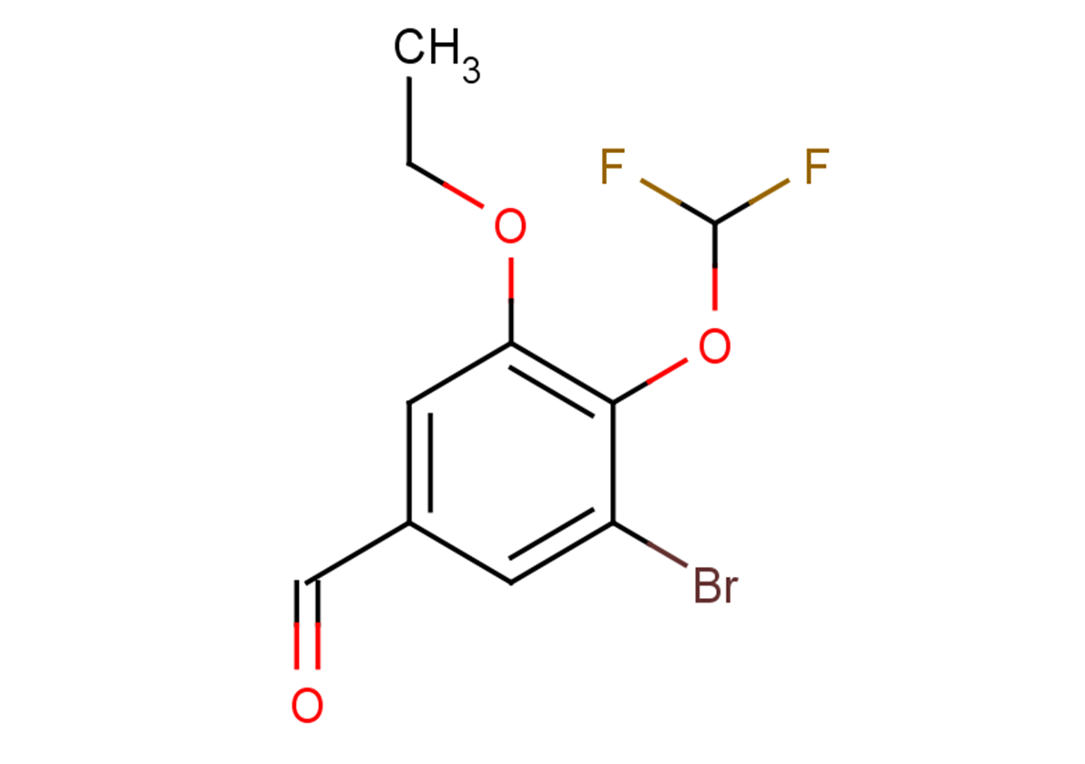 3-bromo-4-(difluoromethoxy)-5-ethoxybenzaldehyde