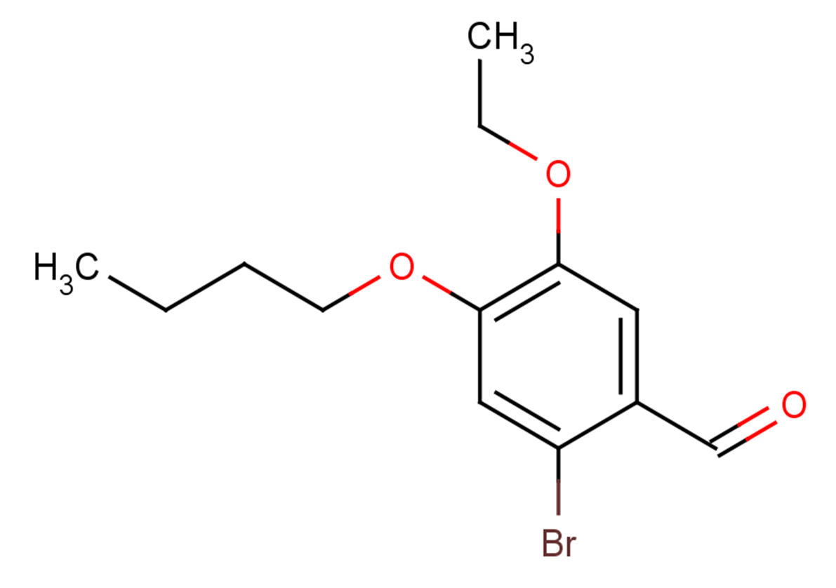2-bromo-4-butoxy-5-ethoxybenzaldehyde
