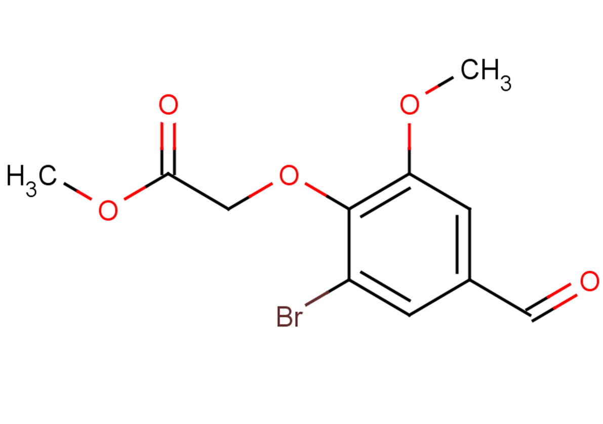 methyl 2-(2-bromo-4-formyl-6-methoxyphenoxy)acetate