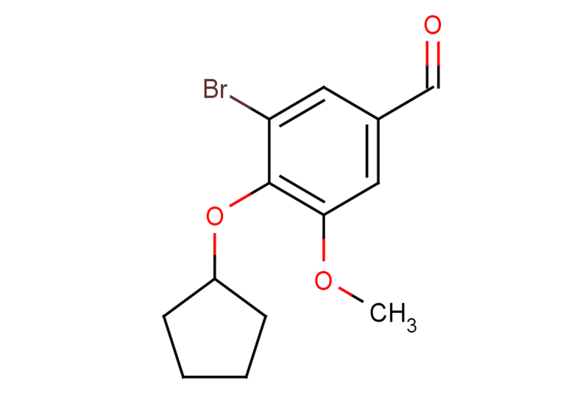 3-bromo-4-(cyclopentyloxy)-5-methoxybenzaldehyde