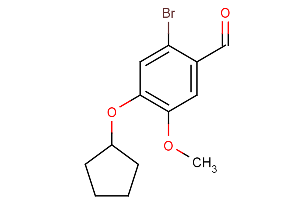 2-bromo-4-(cyclopentyloxy)-5-methoxybenzaldehyde