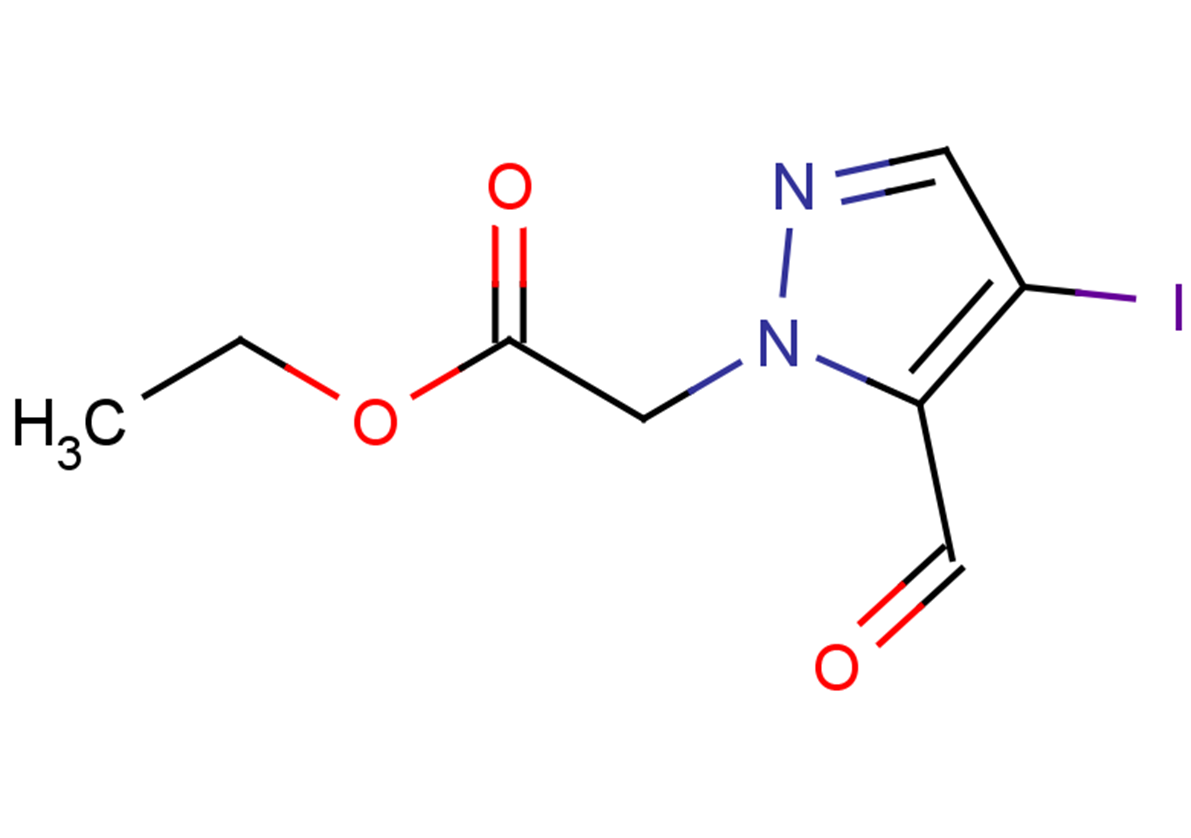 ethyl 2-(5-formyl-4-iodo-1H-pyrazol-1-yl)acetate