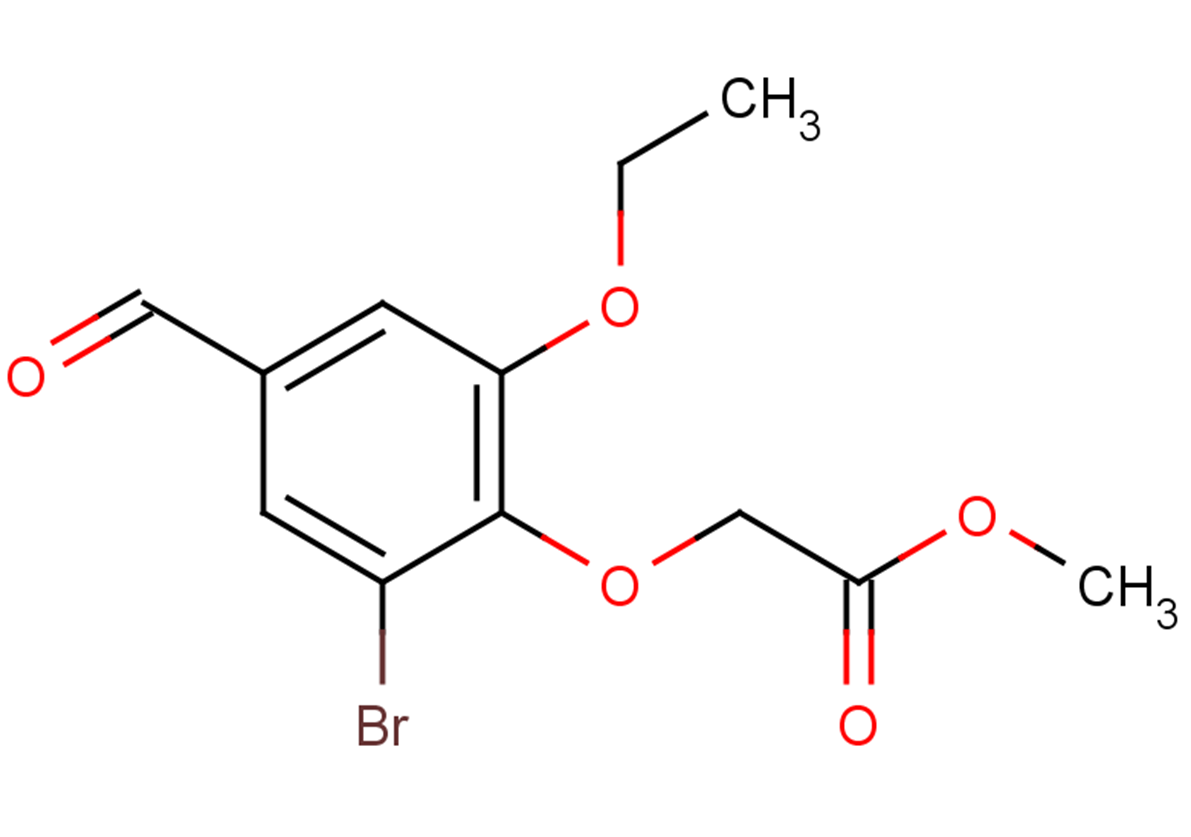 methyl 2-(2-bromo-6-ethoxy-4-formylphenoxy)acetate